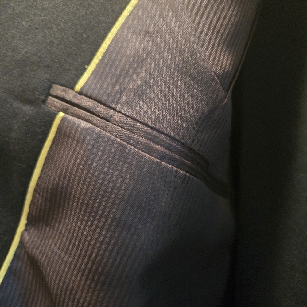 Haggar gorgeous mens suit black/dark blue szL 42 - Picture 7 of 12